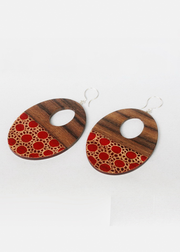 earring-wood